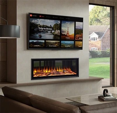 Semineu electric încorporat-50 inch